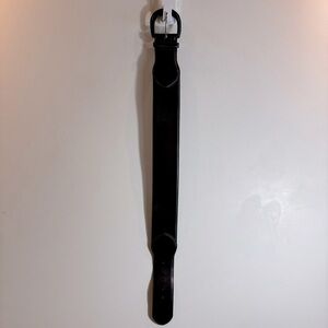 JACOB Sz S Leather Belt Made in Canada 33 x 3” and 3.25 x 3” Wrapped Buckle